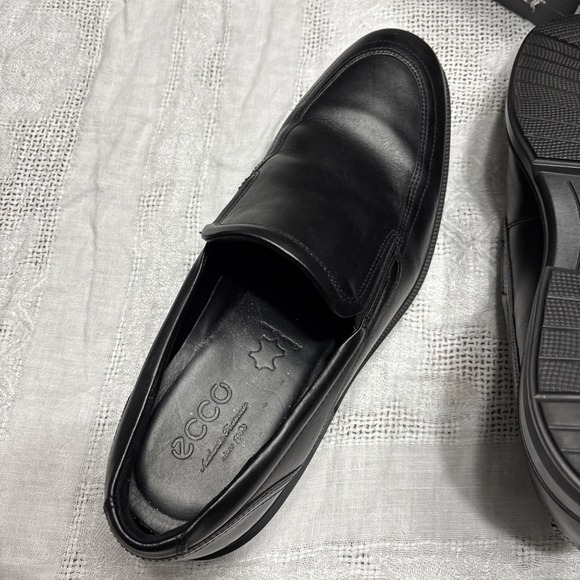 ECCO Lisbon Apron Slipon Men's Shoes 622144 01001 Sz 43 US 9-9.5 Black - Picture 6 of 13